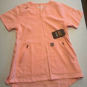 Carhartt Pink Medical Scrub Top